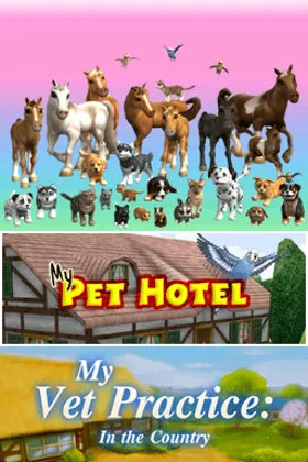 2 in 1 - My Pet Hotel 2 + My Vet Practice - In the Country (Europe) (Fr,De) screen shot title